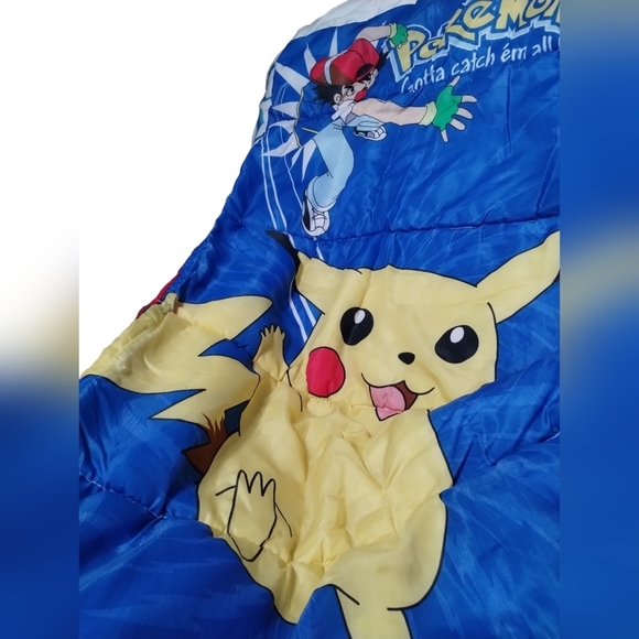 Vintage Pokeman Nintendo Gotta‎ Catch Em All Sleeping Blanket (no zipper) - Picture 4 of 10